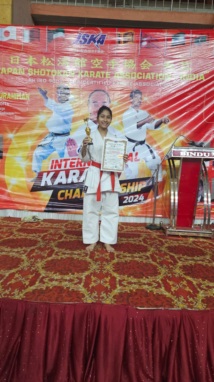 four youths from lakhimpur get medals at international karate Championship in kerala