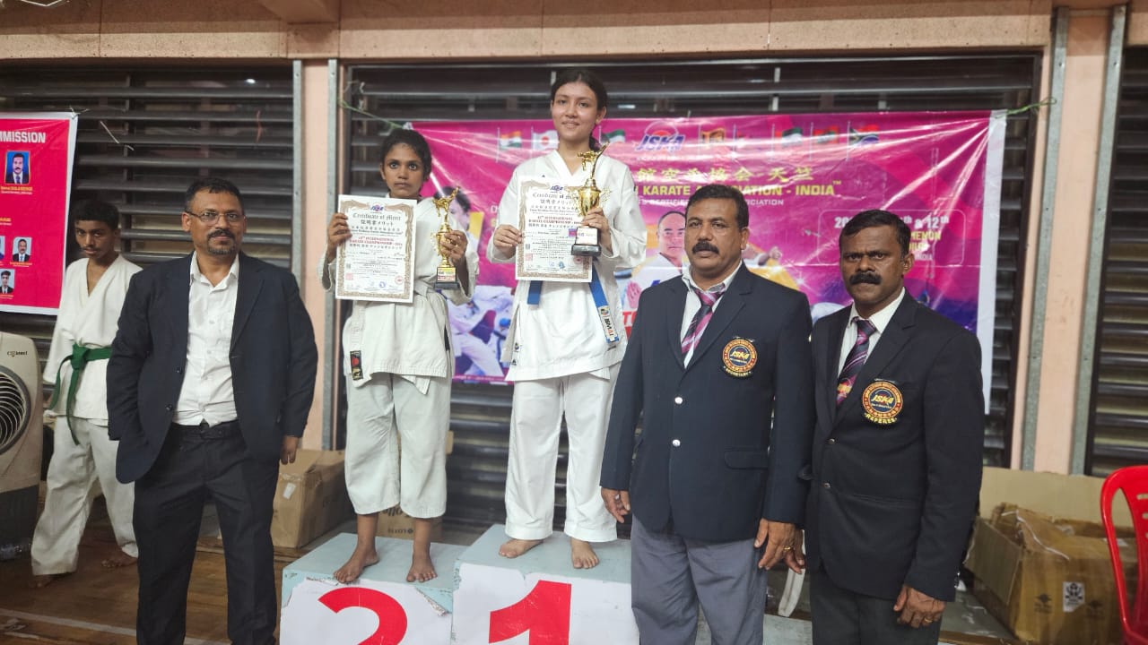 four youths from lakhimpur get medals at international karate Championship in kerala