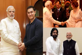 Aamir Khan kangana ranaut Pawan Kalyan with pm modi