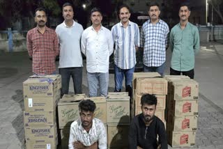 LCBએ ભાવનગર લઈ જવાતો દારૂનો જથ્થો ઝડપ્યો