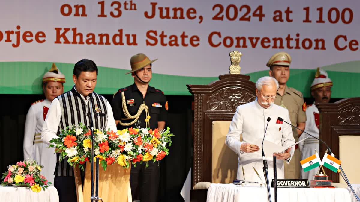 Pema Khandu sworn in as Arunachal Pradesh CM