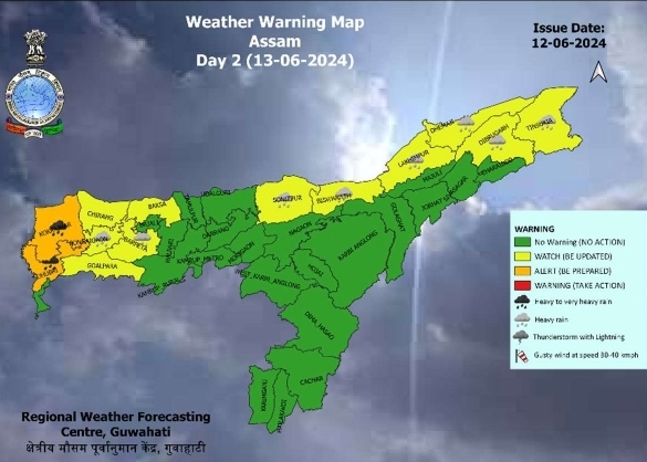 Assam Weather report