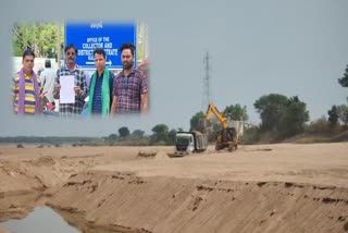 CROP LAND DESTROY BY SAND MAFIA