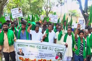 Farmers protest