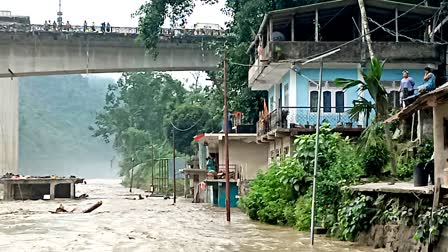 River Teesta flooded