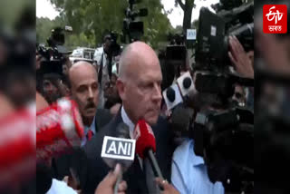 Air India CEO Campbell Wilson arrives at AI-171 plane crash site in Ahmedabad