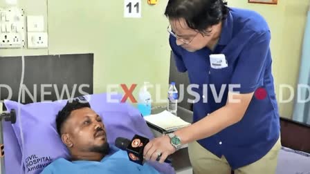 விபத்தில் சிக்கி உயிர் பிழைத்த விஸ்வாஸ் குமார்