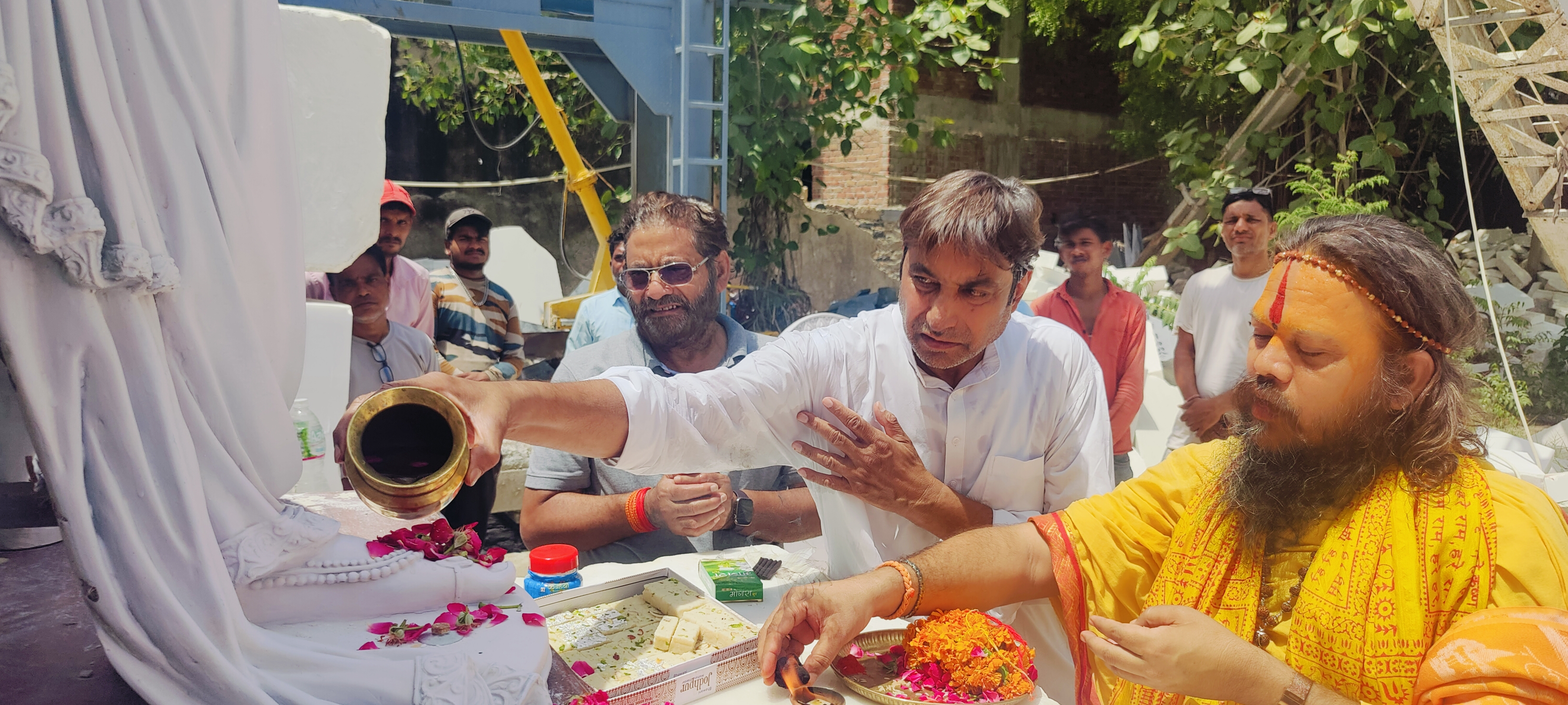 Worship of the idol of Mother Kaushalya