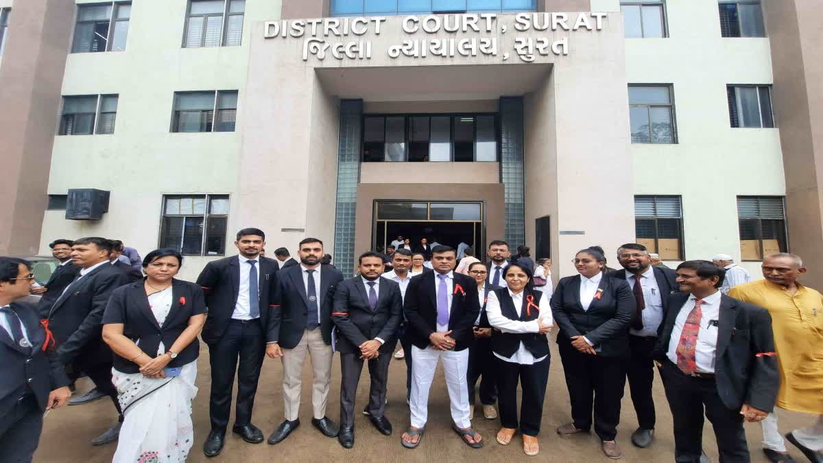 Surat Court News: સુરત કોર્ટને જીઆવ-બુડિયા ખસેડવા મામલે વકીલોનો વિરોધ