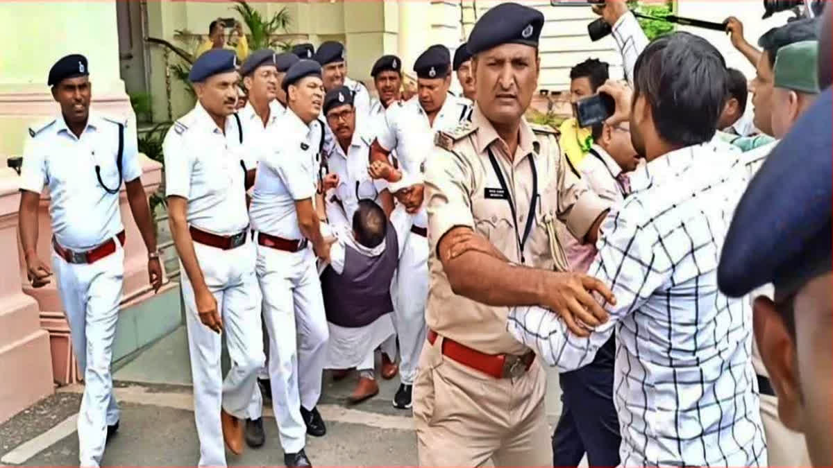 Marshals evict unruly BJP MLAs from Bihar Assembly