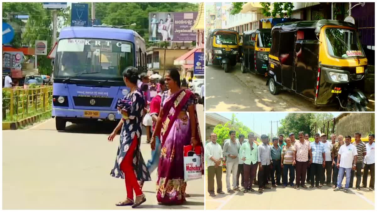 Auto drivers lost demand  Auto drivers lost demand from Shakti Yojana  Shakti Yojana in Uttara Kannada district  ಶಕ್ತಿ ಯೋಜನೆಯಿಂದ ಬೇಡಿಕೆ ಕಳೆದುಕೊಂಡ ಆಟೋ ಚಾಲಕರು  ಬದುಕು ನಿರ್ವಹಣೆಗೆ 10 ಸಾವಿರ ಸಹಾಯ ಧನಕ್ಕೆ ಬೇಡಿಕೆ  ಆಟೋ ಚಾಲಕರು ಬದುಕು ನಿರ್ವಹಣೆ  ಸಹಾಯ ಧನಕ್ಕೆ ಬೇಡಿಕೆಯಿಟ್ಟಿರುವ ಪ್ರಸಂಗ  ರಾಜ್ಯ ಸರ್ಕಾರ ಶಕ್ತಿ ಯೋಜನೆ ಜಾರಿ  ಪ್ರವಾಸೋದ್ಯಮ ಹಾಗೂ ಧಾರ್ಮಿಕ ಕ್ಷೇತ್ರ  ಪ್ರವಾಸಿಗರ ಪಾಲಿಗೆ ಸ್ವರ್ಗದಂತಿರುವ ಉತ್ತರಕನ್ನಡ ಜಿಲ್ಲೆ  ಸಹಾಯ ಧನಕ್ಕೆ ಬೇಡಿಕೆ