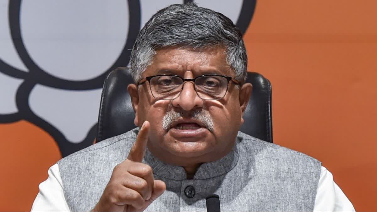 Bharatiya Janata Party MP Ravi Shankar Prasad