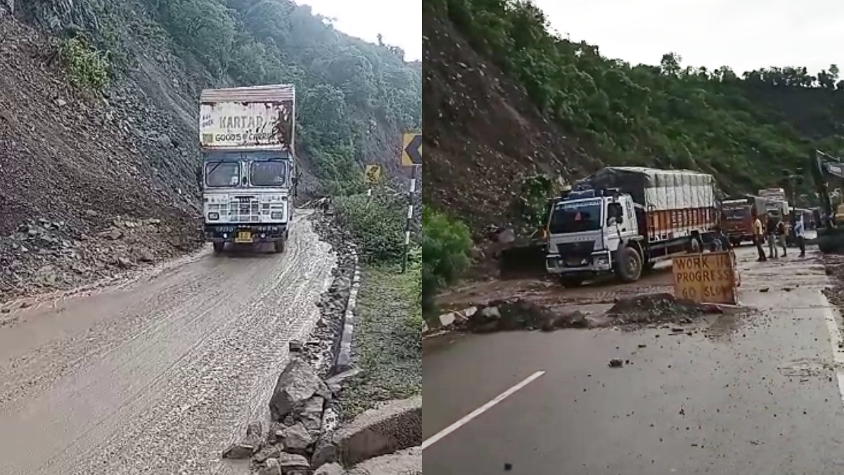 Kalka Shimla NH 5 Restored in Solan.