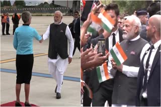pm-modi-arrives-in-france-welcomed-by-french-pm-elisabeth-borne-at-paris-airport