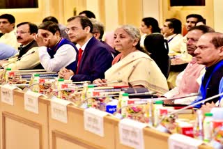 FM Nirmala sitharaman in gst council meeting