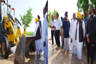 CM Bhagwant Mann visited the flood affected areas of Sangrur