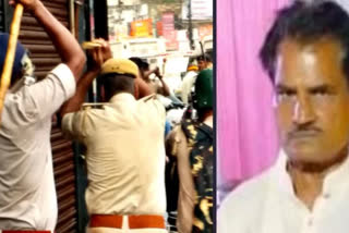 Lathicharge on BJP Workers in Patna During Bihar Vidhan Sabha Gherao over CBI Chargesheet on Tejashwi Yadav