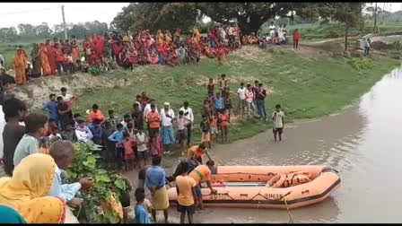 Old man attacked by a crocodile in Bagaha