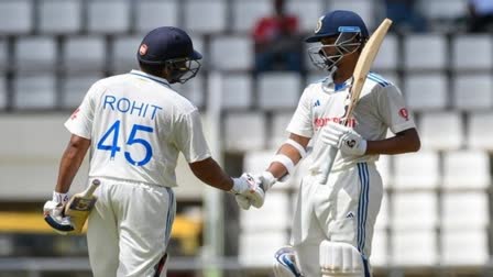 1st Test, Day 2: Jaiswal, Rohit slam fifties; take India to 146/0 at lunch against West Indies