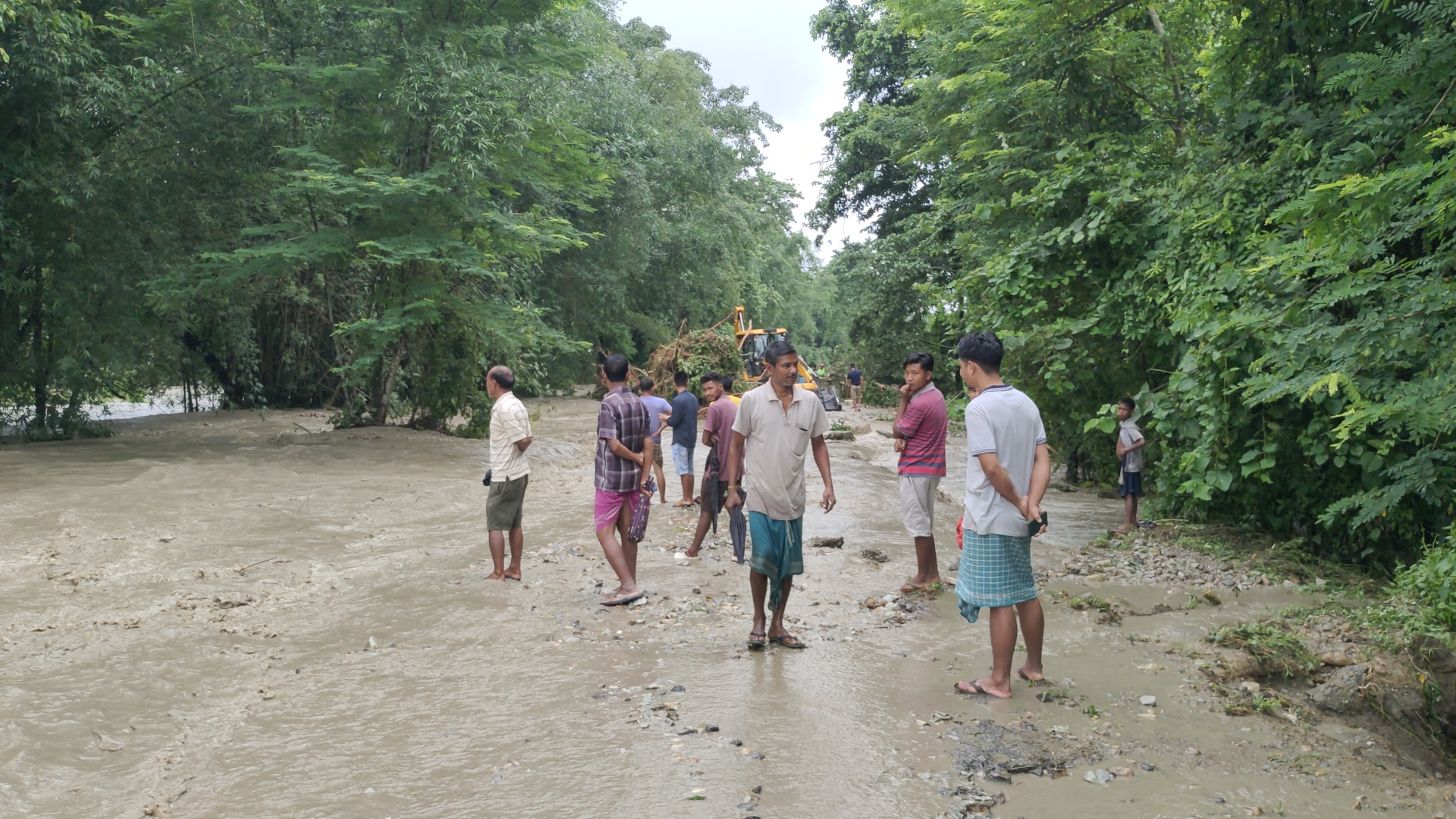 Chirang flood situation