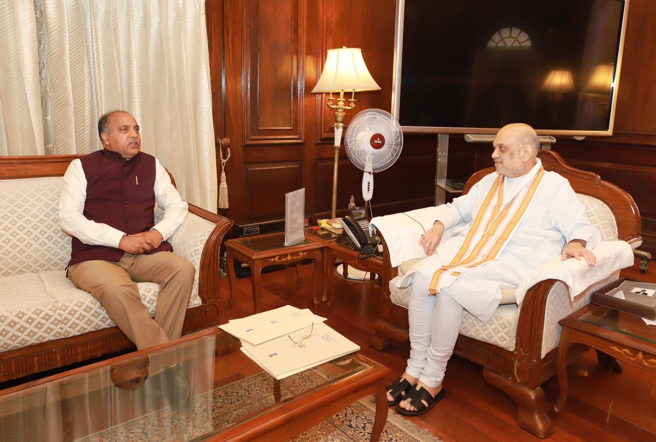 jairam thakur meets amit shah