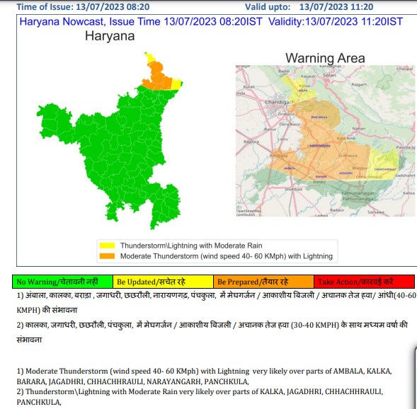 haryana weather forecast latest news