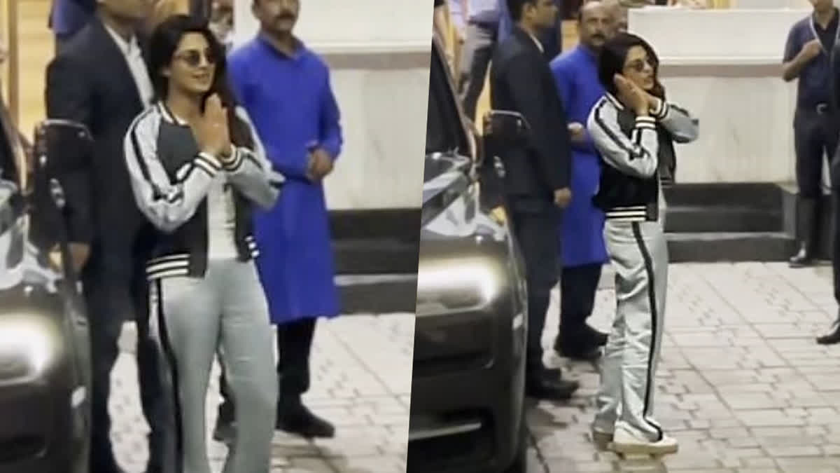 WATCH: Priyanka Chopra Departs From Mumbai After Attending Anant-Radhika's Wedding, Says 'So Jao' To Paps