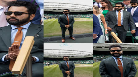 Indian cricket hitman Rohit Sharma came to see Wimbledon, crazy fans of the amazing look