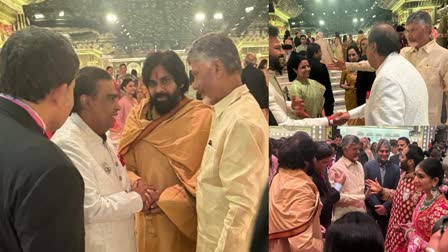 CBN pawan At anant ambani marriage