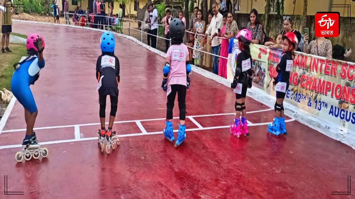 2 nd alll assam inter school rollar skating compitition at guwahati