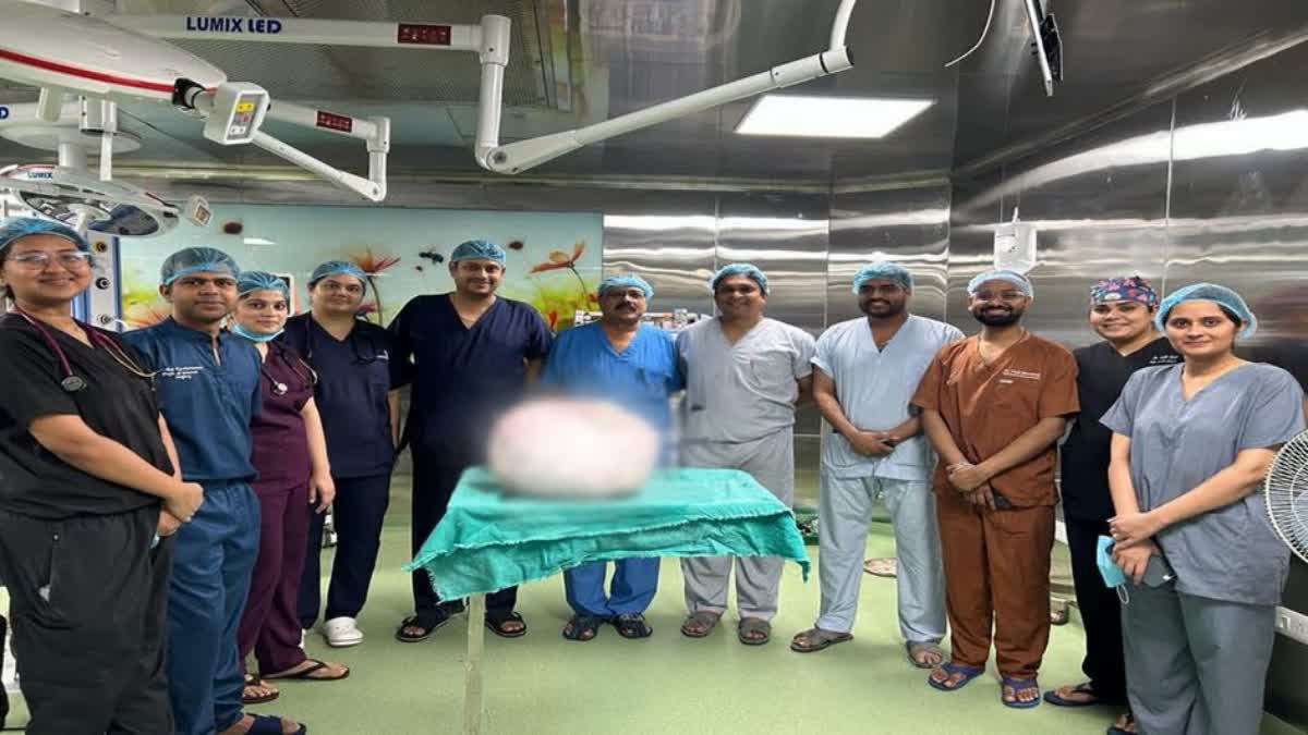 15 kg tumour removed from woman's body after complex surgery in Indore hospital