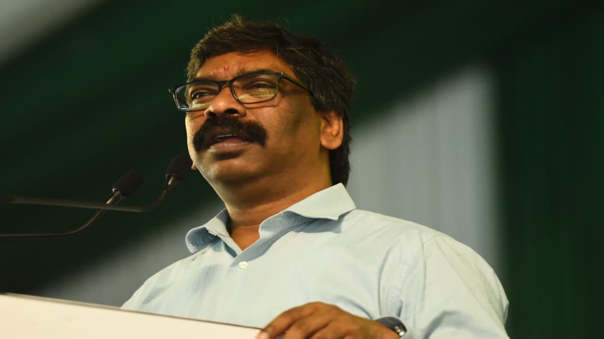 presence of cm Hemant Soren for ED questioning