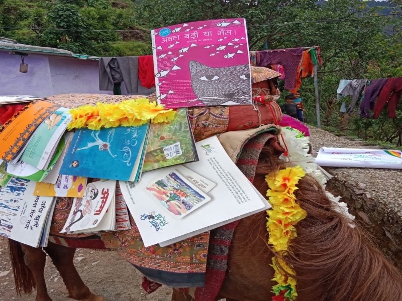 Horse Library for Students in uttarakhand to increase reading skills students