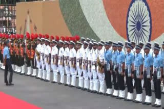 India's 77th Independence Day celebrations: Dress rehearsal of armed forces at Red Fort