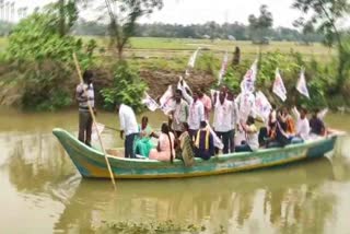 Janasena_Leaders_Protest_For_Roads