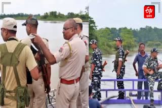 MAJULI POLICE TIGHTENED SECUIRITY in majuli