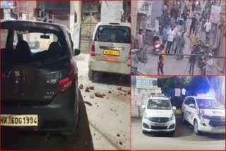 Clash between two groups in gurugram