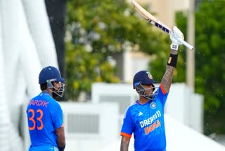 IND VS WI  ഇന്ത്യ vs വെസ്റ്റ് ഇൻഡീസ്  സൂര്യകുമാർ യാദവ്  Suryakumar Yadav  India vs West Indies  റൊമാരിയോ ഷെപ്പേർഡ്  ഇന്ത്യ വെസ്റ്റ് ഇൻഡീസ് അവസാന ടി20  India vs West Indies fifth t20  India vs West Indies final match score update  India vs West Indies final match