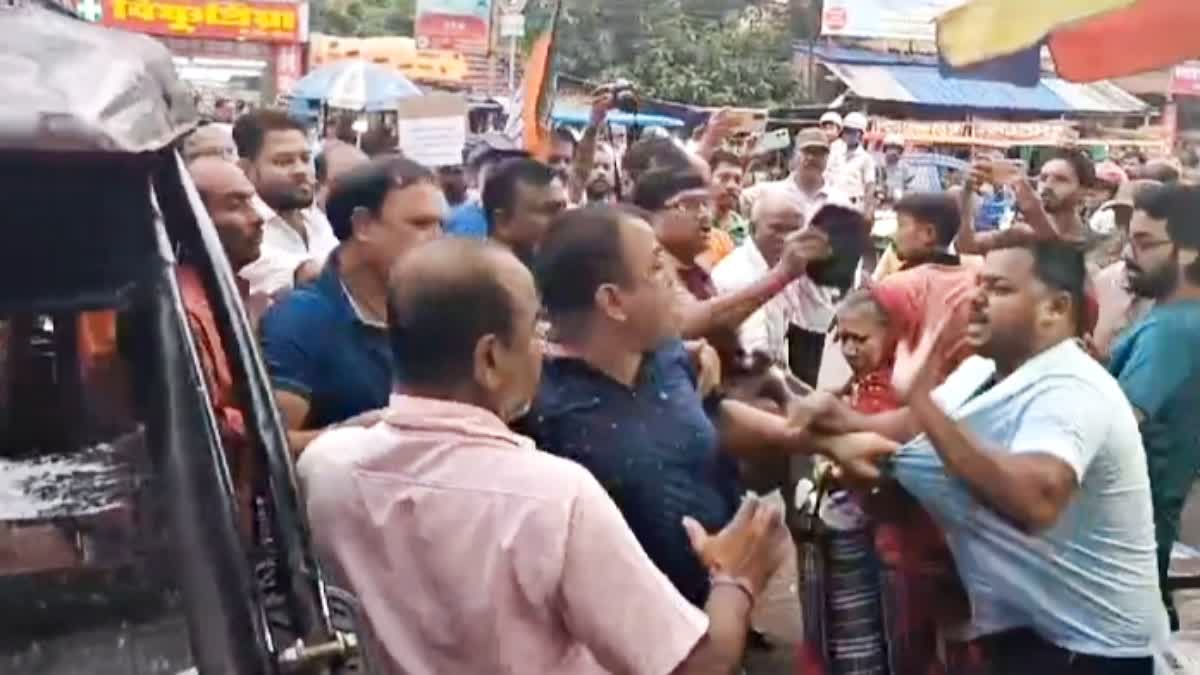 BJP Ruckus in Barasat