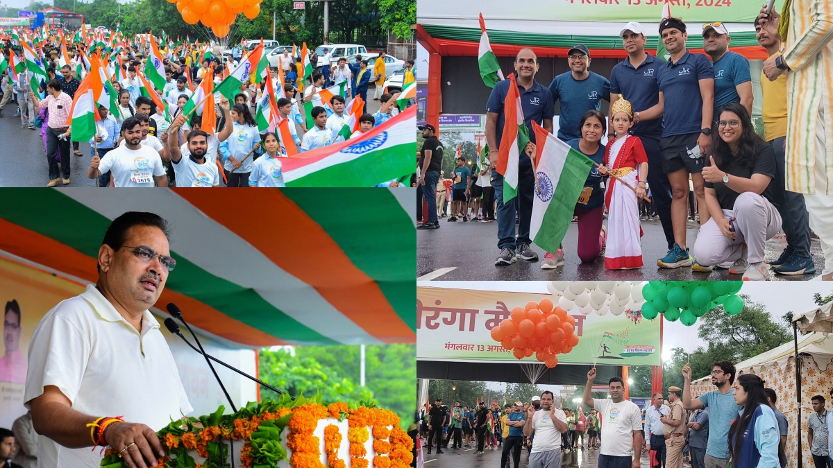 Tiranga marathon in Jaipur