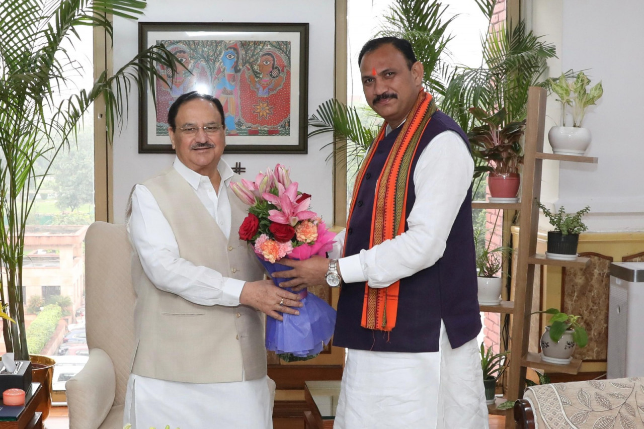 Jaiswal met Nadda