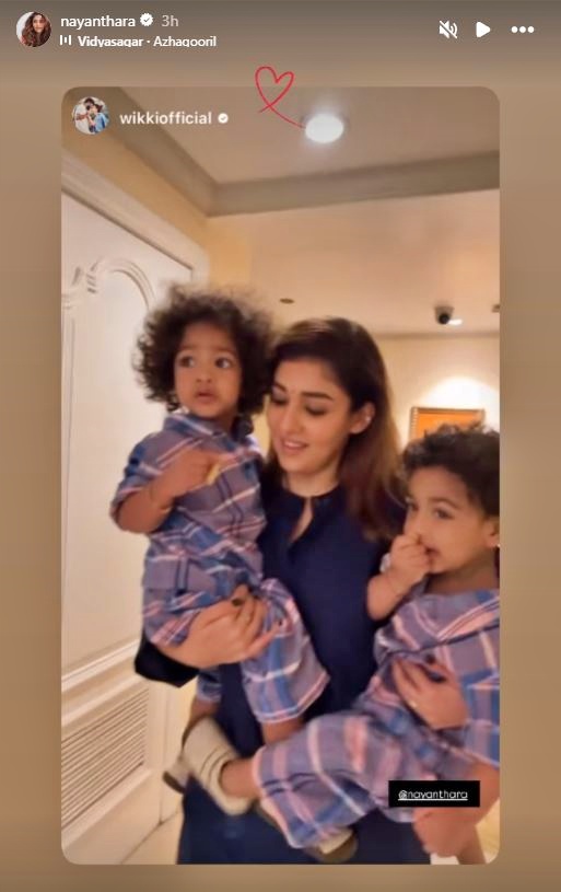 Nayanthara Radiates Joy In New Video With Twin Sons Uyir And Ulag - See Post