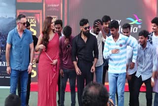 Thangalaan Movie Team Buzz in VVIT College