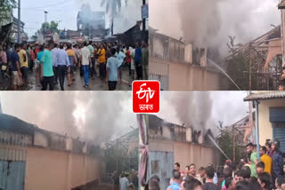 Fire in Barpeta Road