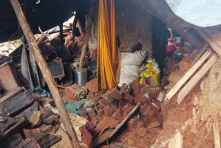 ELDERLY WOMAN DIES AS HOUSE WALL COLLAPSES