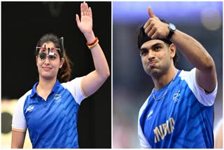 manu bhaker and neeraj chopra