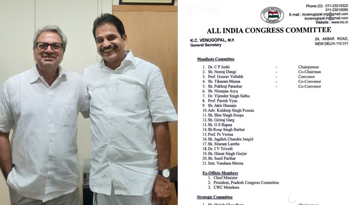 Tikaram Meena Joined Congress  ടിക്കാറാം മീണ കോൺഗ്രസിൽ  തിരഞ്ഞെടുപ്പ് പ്രകടന പത്രിക സമിതിസഹ കണ്‍വീനര്‍  Rajasthan Election Manifesto Committee  Co Convenor  Tikaram Meena  ടിക്കാറാം മീണ  ഐ എ എസ് ഉദ്യോഗസ്ഥൻ ടിക്കാറാം മീണ കോൺഗ്രസിൽ ചേർന്നു  ഐ എ എസ് ഉദ്യോഗസ്ഥൻ ടിക്കാറാം മീണ കോൺഗ്രസിൽ  കേരള മുന്‍ തിരഞ്ഞെടുപ്പ് കമ്മീഷണര്‍ ടിക്കാറാം മീണ  അഡീഷണൽ ചീഫ് സെക്രട്ടറിയായി വിരമിച്ച ടിക്കാറാം മിണ  former Additional Chief Secretary  former Additional Chief Secretary Tikaram Meena  Tikaram Meena joined the Congress party in Delhi