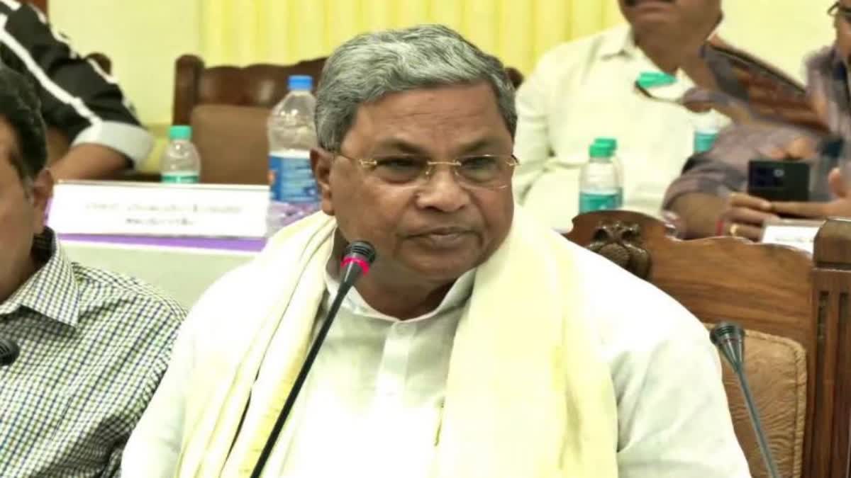 Chief Minister Siddaramaiah