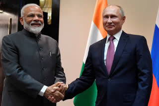 Vladimir Putin Praises PM Modi ETV BHARAT