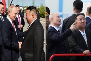 Kim Jong Un Meets Vladimir Putin